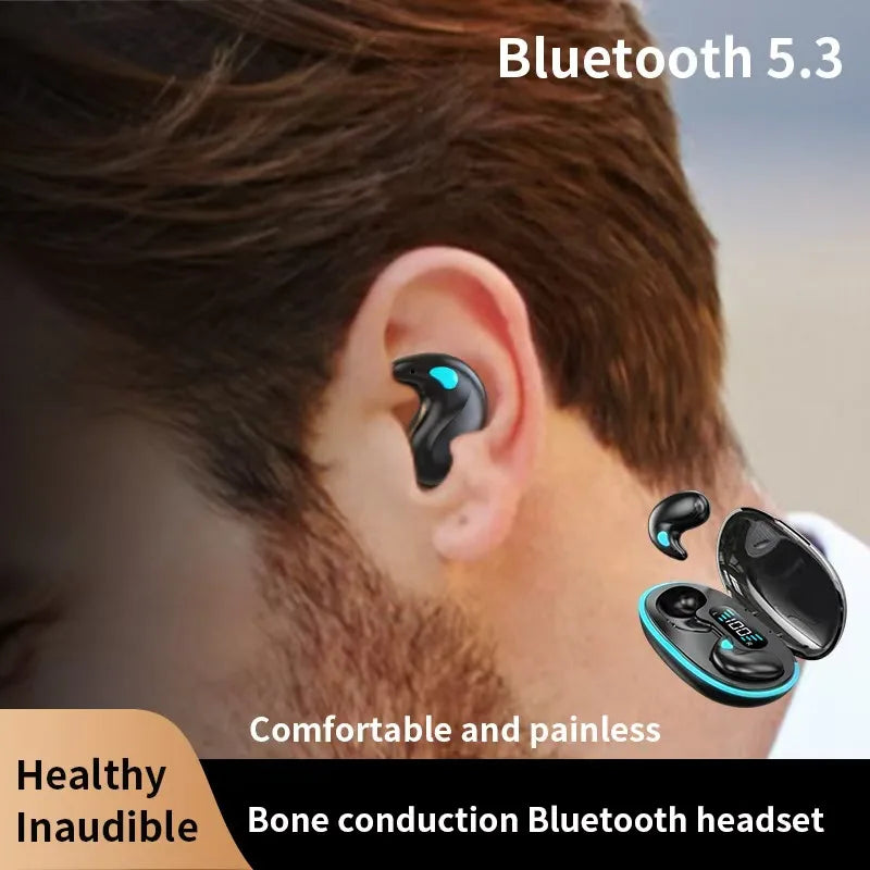 Cuffie Gaming Wireless X55 – Auricolari TWS Senza Fili per Sport e Sonno
