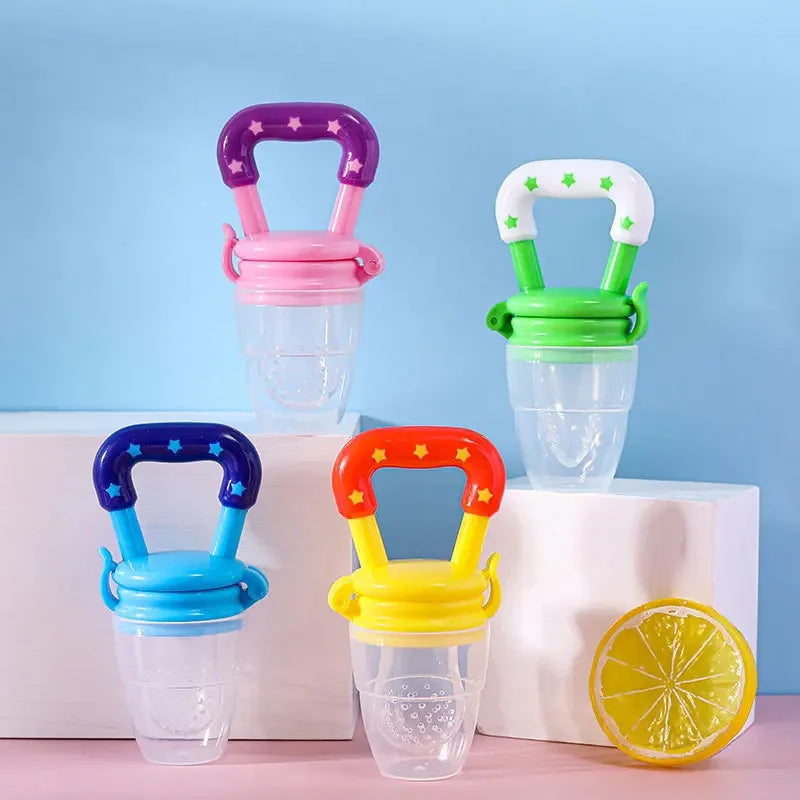 Cucchiaio Silicone per Neonati – Estrattore di Frutta e Verdura, Sicuro e Morbido
