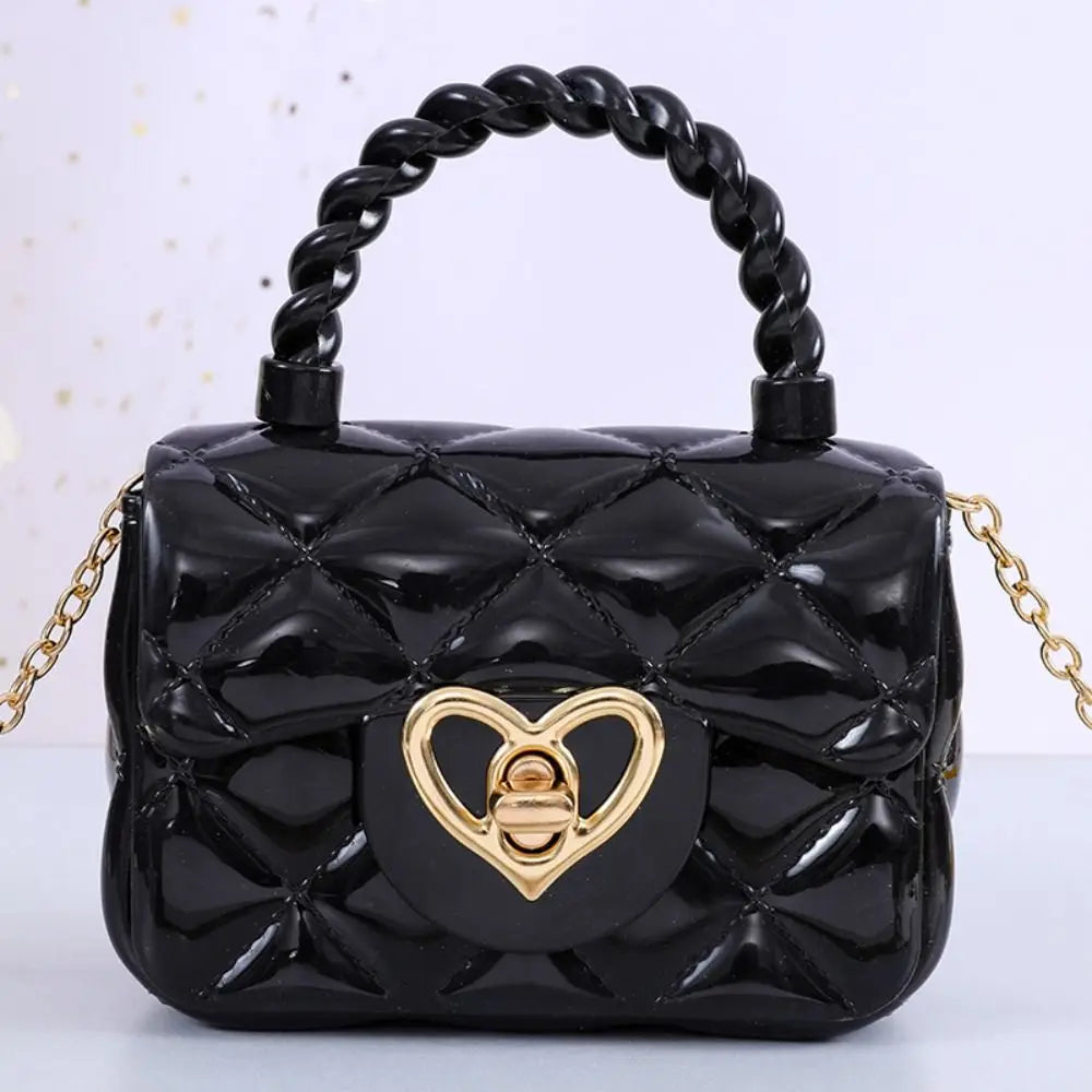 Borsa a Tracolla per Bambine – Mini Bag Cuore in PU