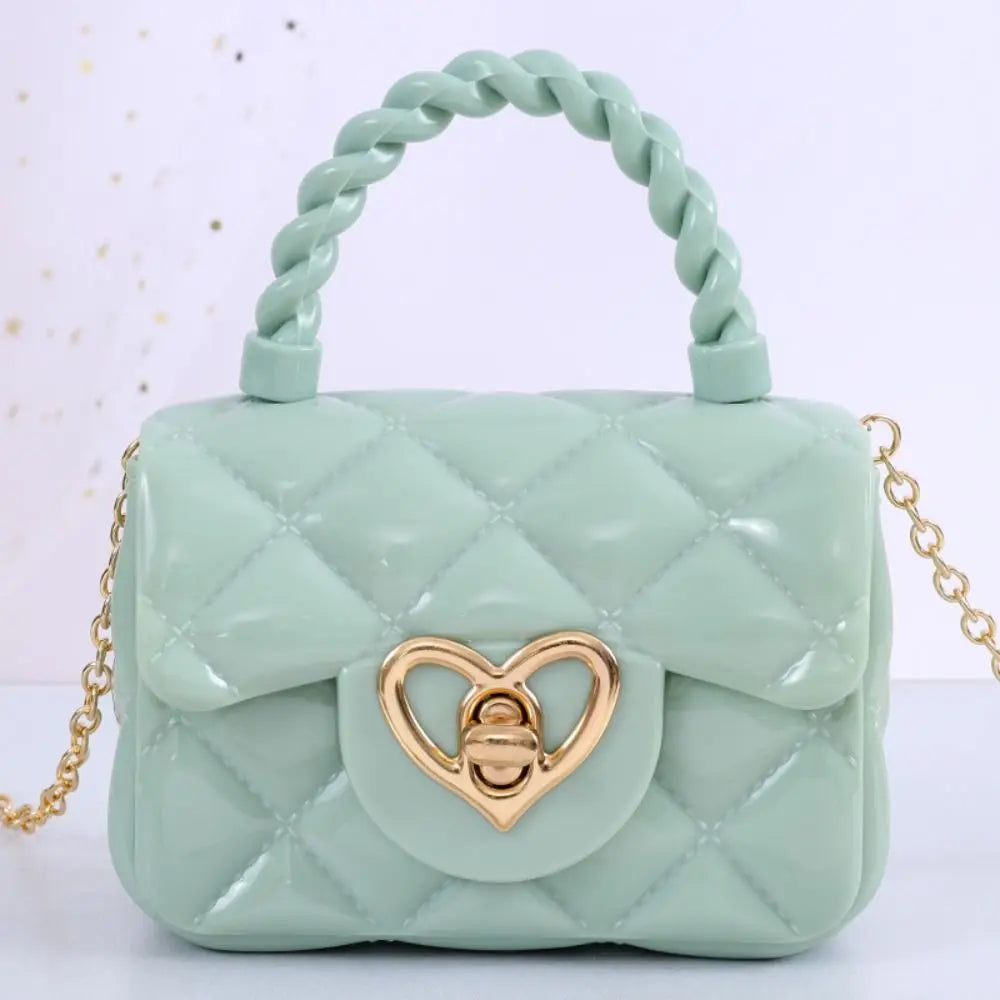 Borsa a Tracolla per Bambine – Mini Bag Cuore in PU