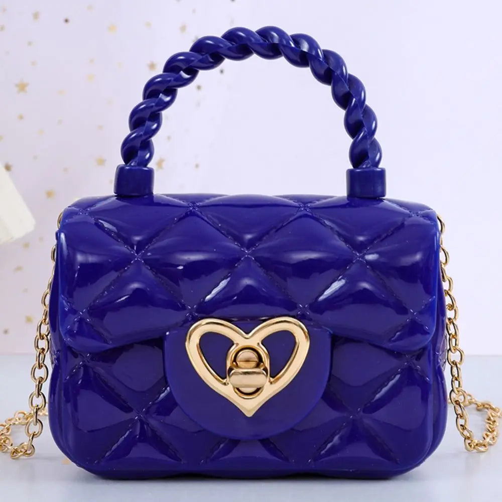 Borsa a Tracolla per Bambine – Mini Bag Cuore in PU