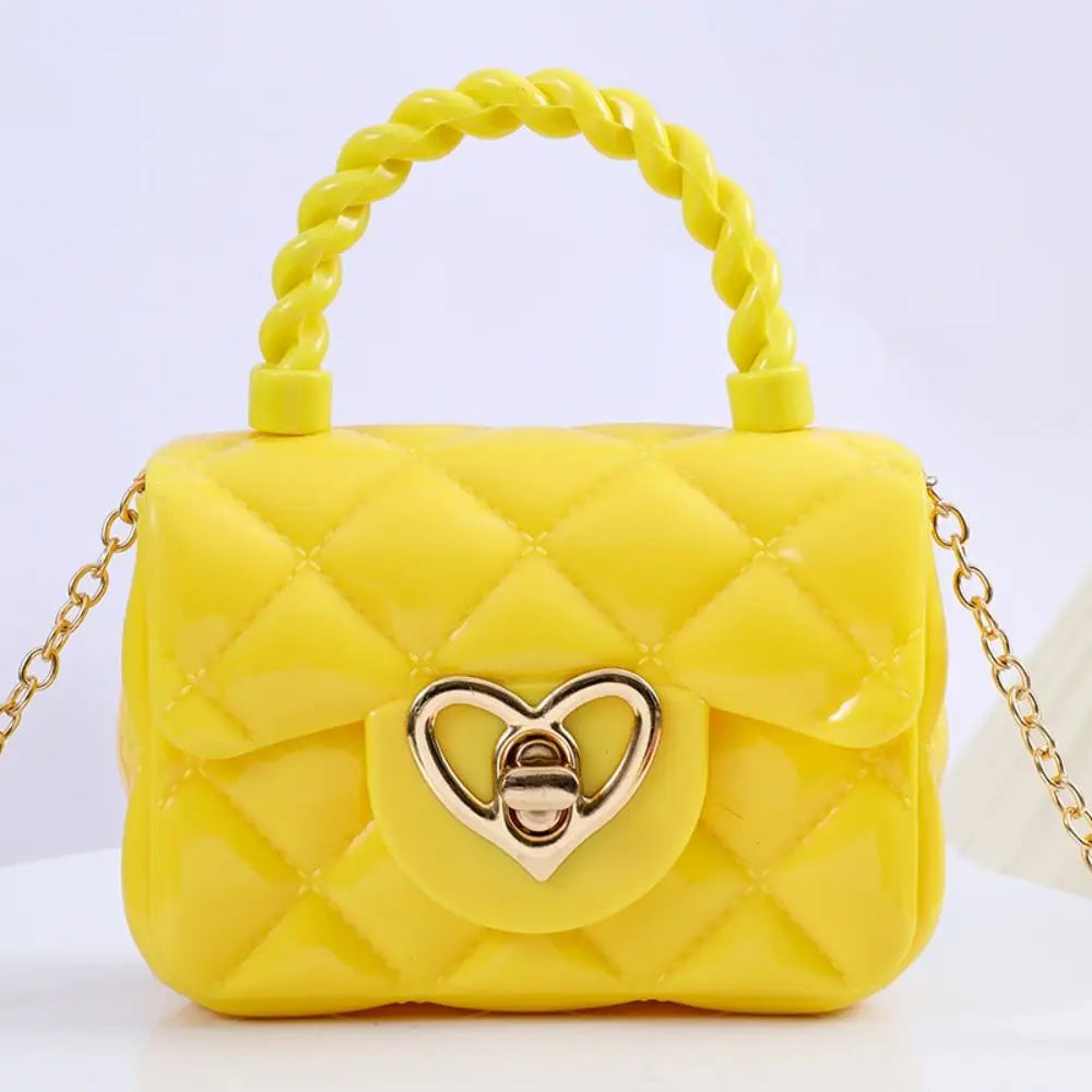 Borsa a Tracolla per Bambine – Mini Bag Cuore in PU