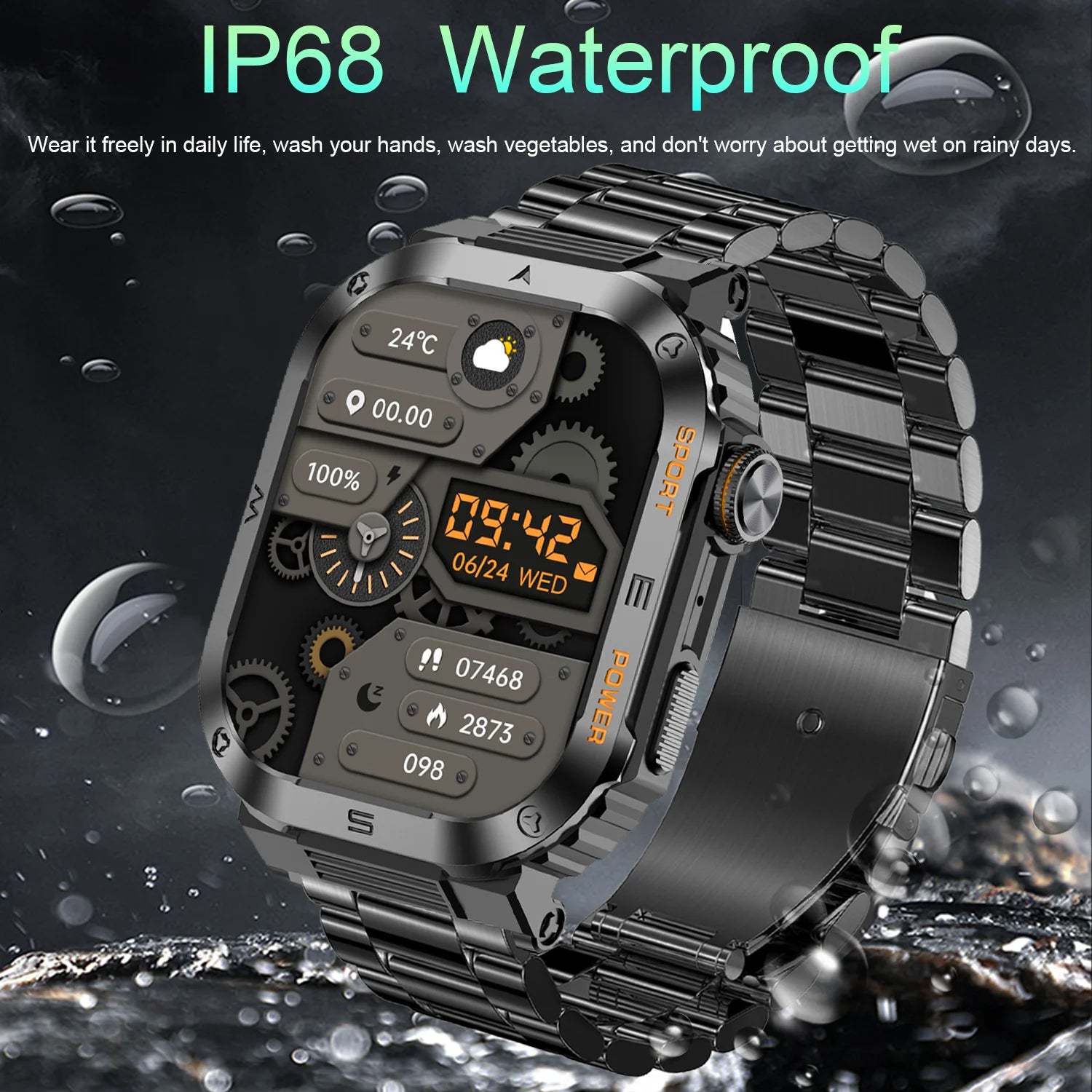 💪 T-REX 3 Rugged | Smartwatch Militare 15 Giorni Batteria ✅