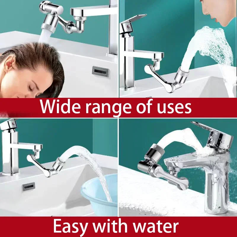Prolunga Rubinetto Rotante 1080° – Testa Universale per Cucina e Bagno