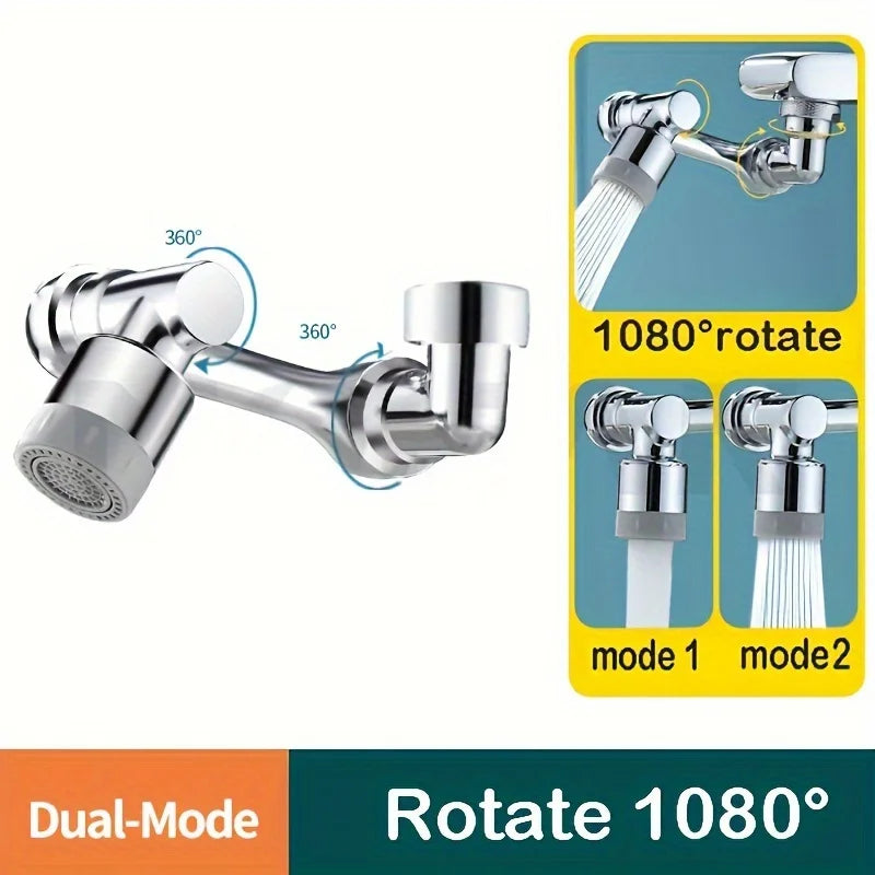 Prolunga Rubinetto Rotante 1080° – Testa Universale per Cucina e Bagno