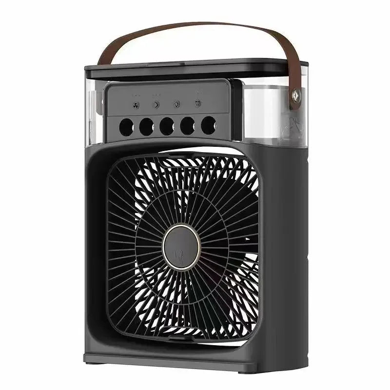Lenovo Ventilatore Condizionatore USB 5 Fori - Raffreddamento Portatile con Umidificatore e Luce LED