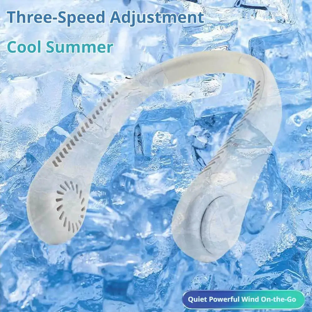 Ventilatore da Collo Senza Pale 5000mAh - Fresco in 3 Secondi