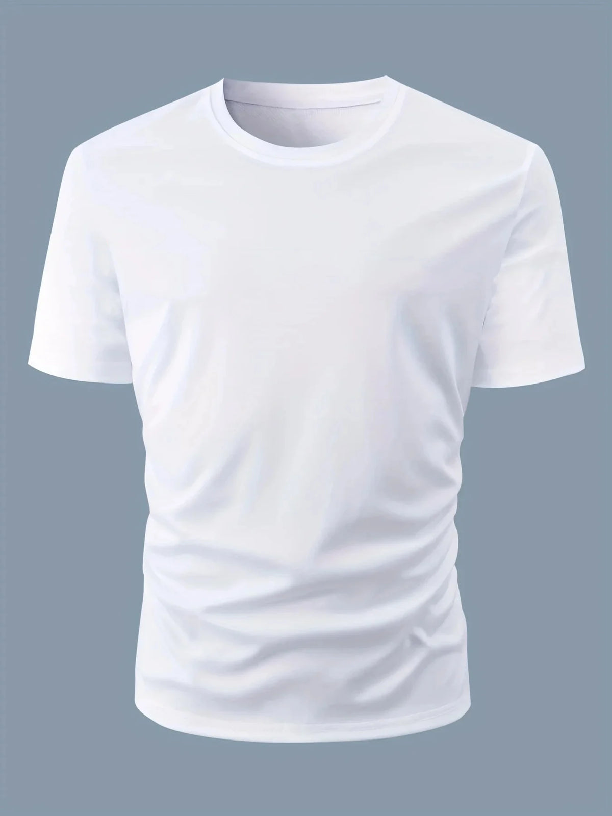 Men's 100% Pure Cotton Summer Loose and Comfortable Casual Solar System Planets Printed Round Neck Short-Sleeved T-Shirt Top