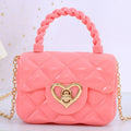 Borsa a Tracolla per Bambine – Mini Bag Cuore in PU