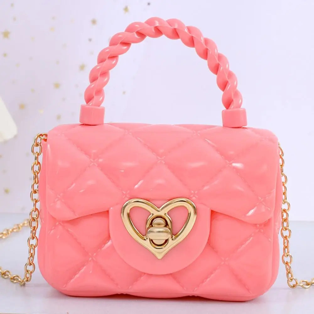 Borsa a Tracolla per Bambine – Mini Bag Cuore in PU