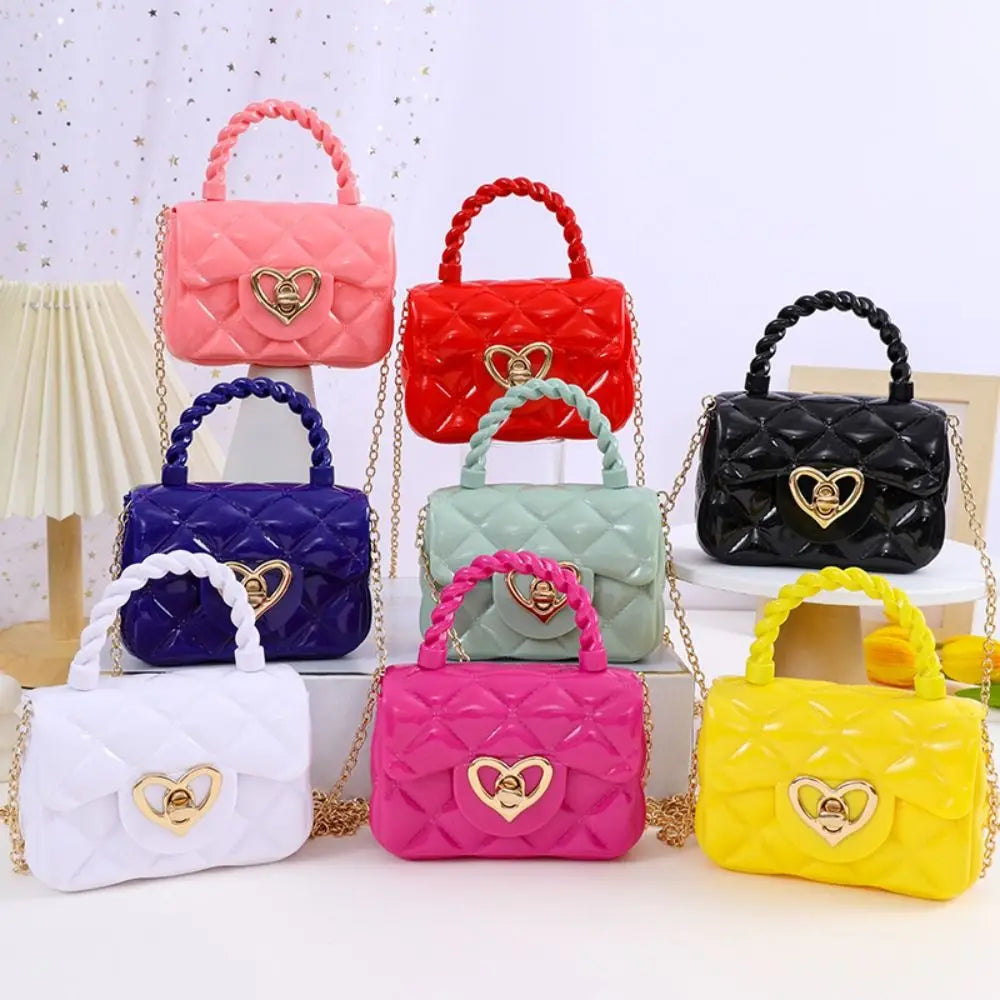 Borsa a Tracolla per Bambine – Mini Bag Cuore in PU