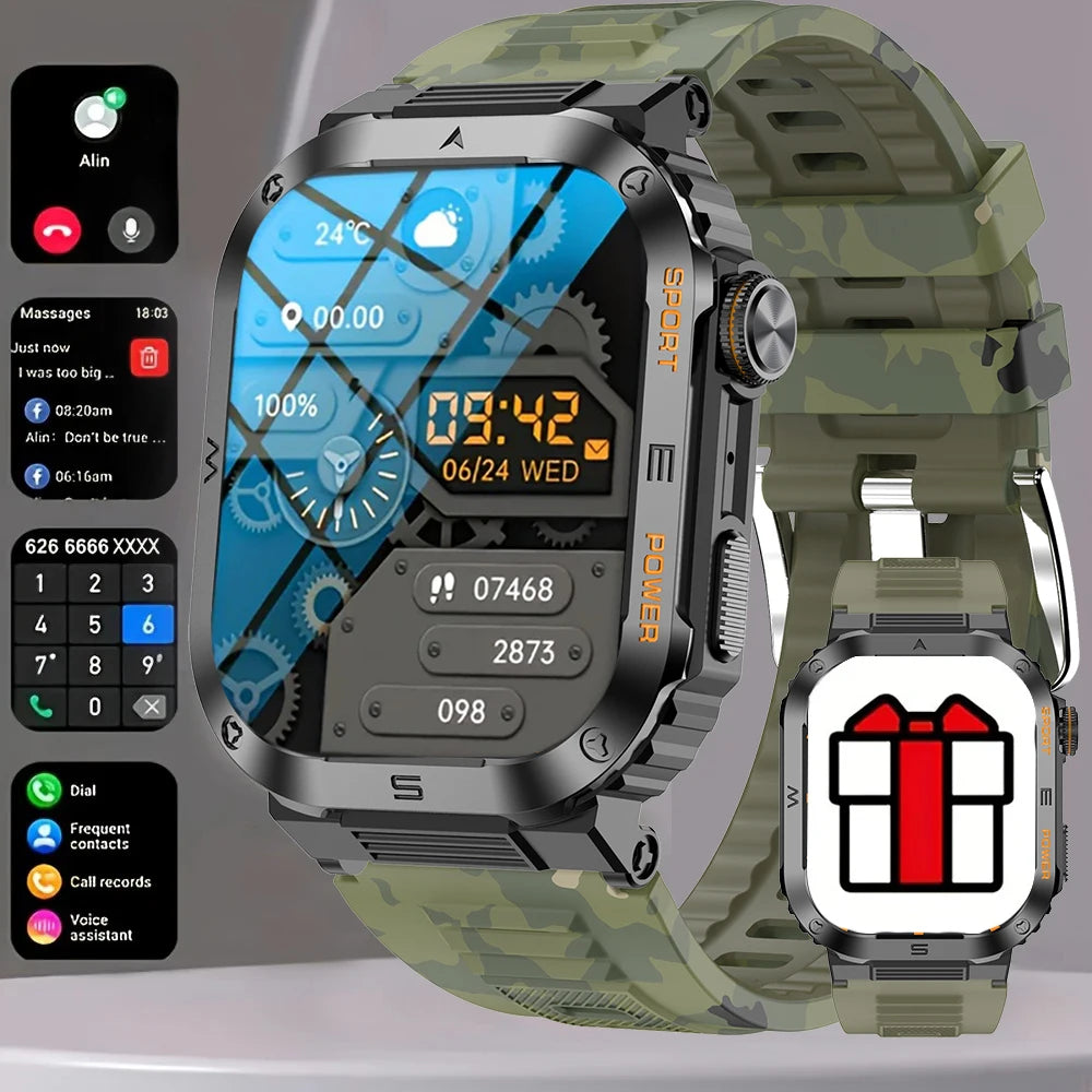 T-REX 3 Rugged | Smartwatch Militare con 15 Giorni di Autonomia