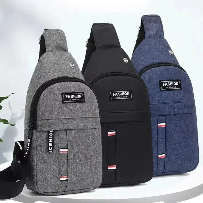 Marsupio Impermeabile da Uomo ad Alta Capacità con Cinturino Regolabile per Attività Outdoor, Viaggi, Corsa, Escursionismo e Ciclismo