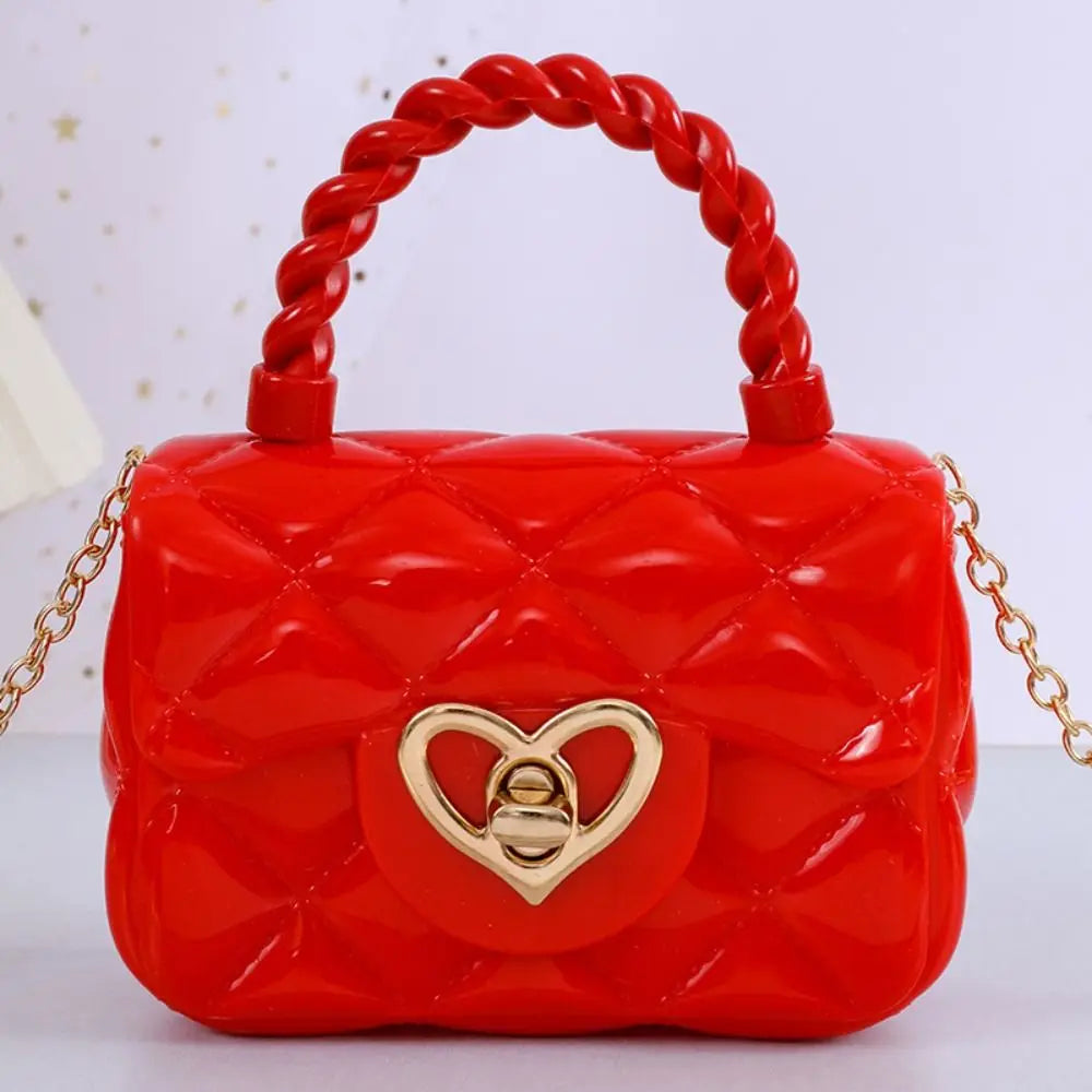 Borsa a Tracolla per Bambine – Mini Bag Cuore in PU