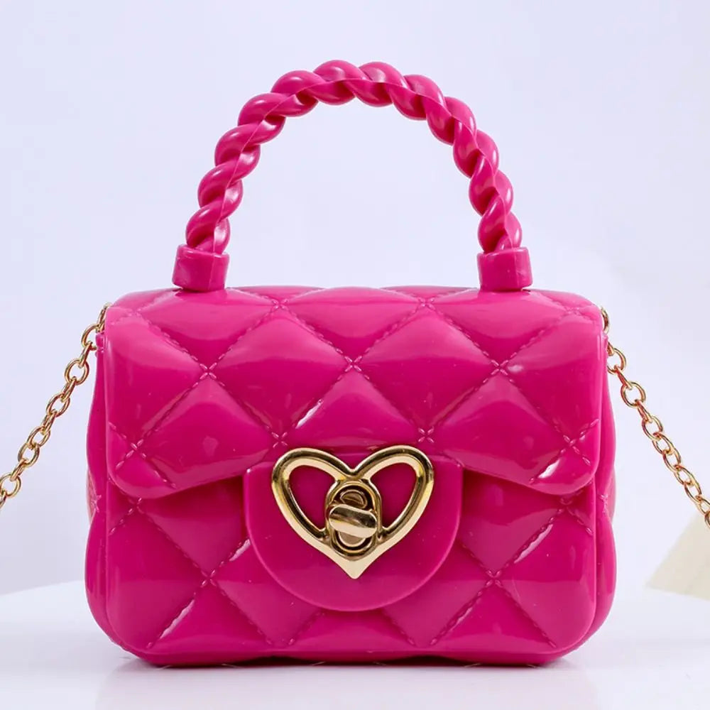 Borsa a Tracolla per Bambine – Mini Bag Cuore in PU