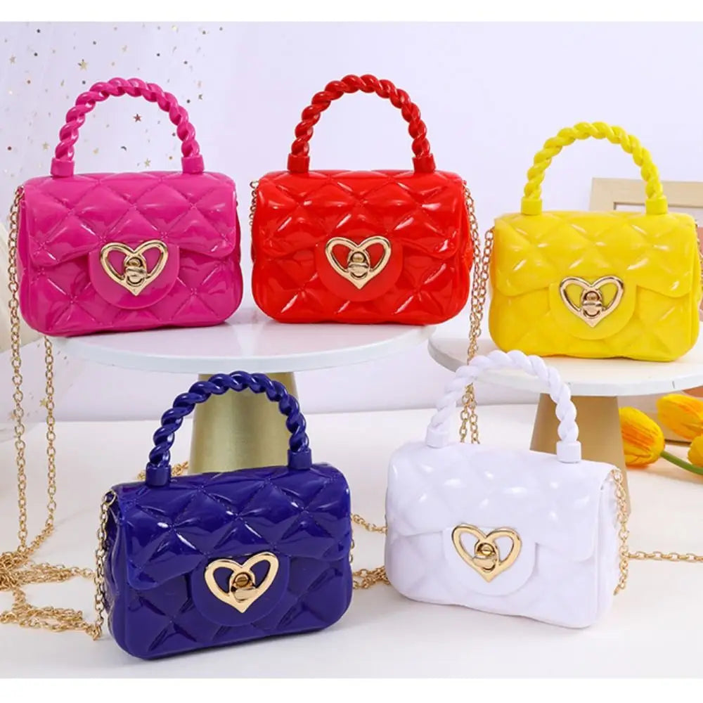 Borsa a Tracolla per Bambine – Mini Bag Cuore in PU