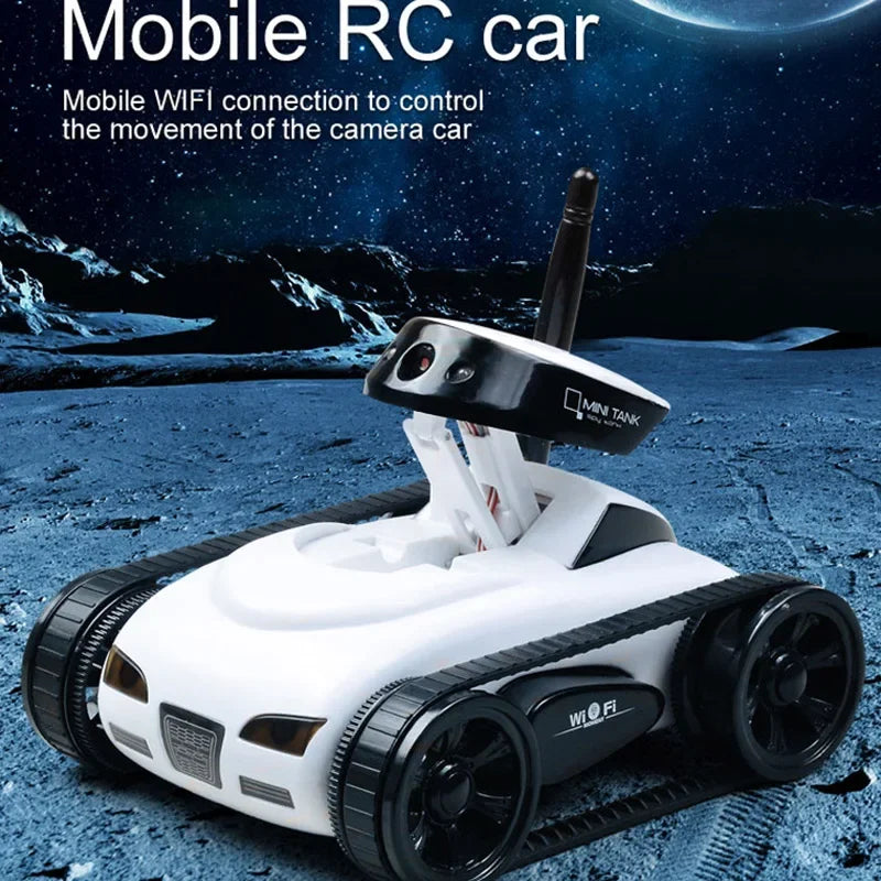 Carro Armato Telecomandato con Telecamera WiFi HD - Giocattolo RC Q101Carro Armato Telecomandato con Telecamera WiFi HD - Giocattolo RC Q101