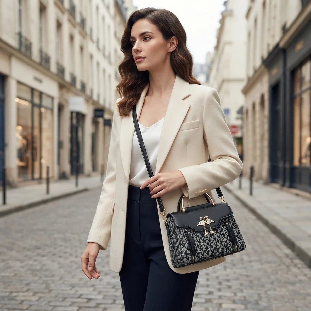 Borsa a Spalla Donna 2026 – Stile Casual Elegante con Rilievo