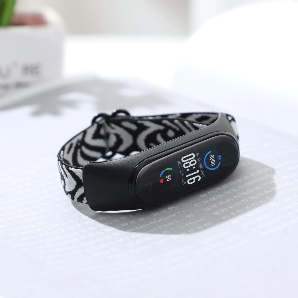 Cinturino Elastico per Xiaomi Mi Band 4 3 5 6 Nylon Regolabile