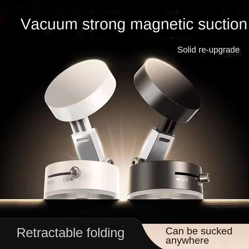 Supporto Magnetico per Smartphone in Auto – Ventosa a Vuoto, Rotazione 360°