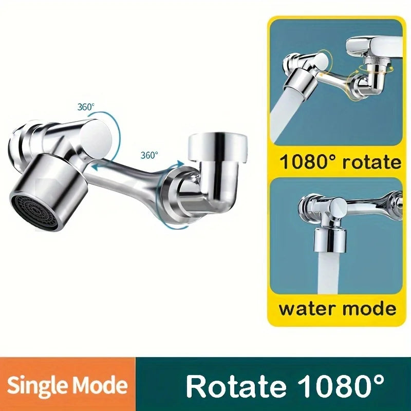 Prolunga Rubinetto Rotante 1080° – Testa Universale per Cucina e Bagno
