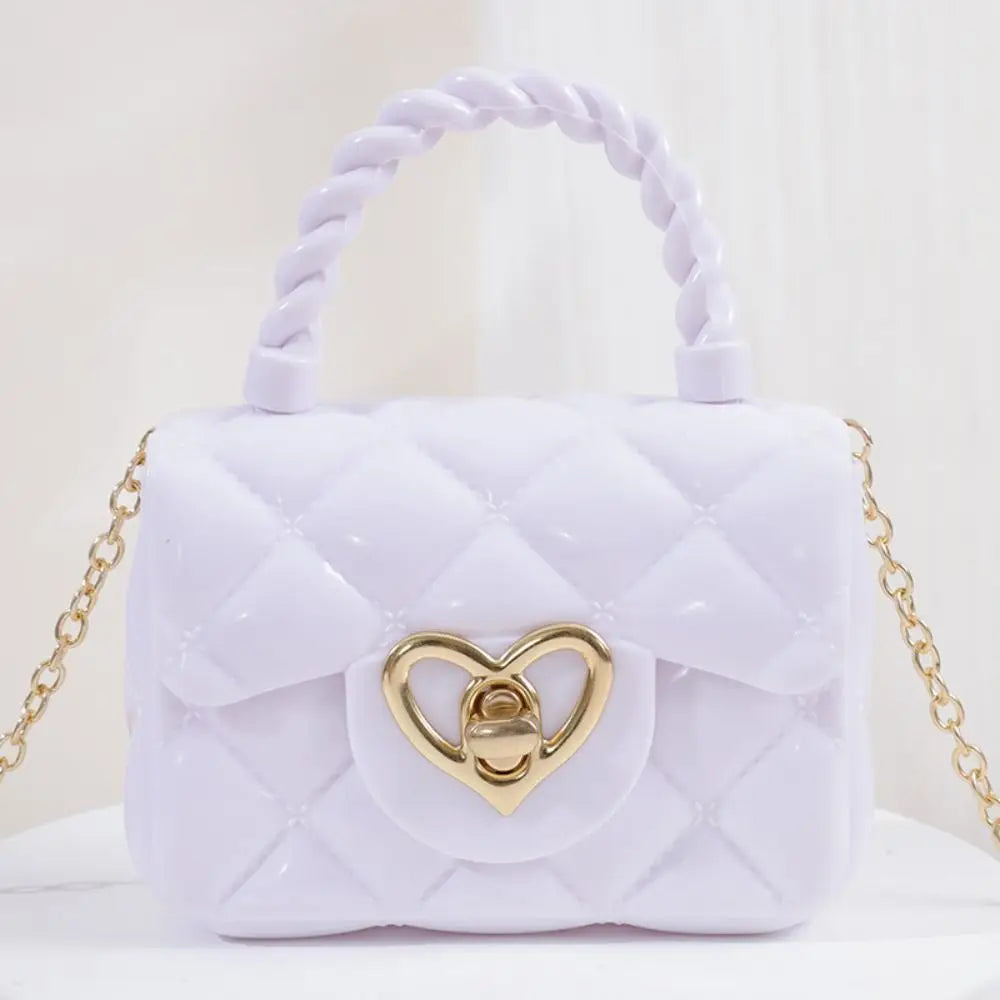 Borsa a Tracolla per Bambine – Mini Bag Cuore in PU