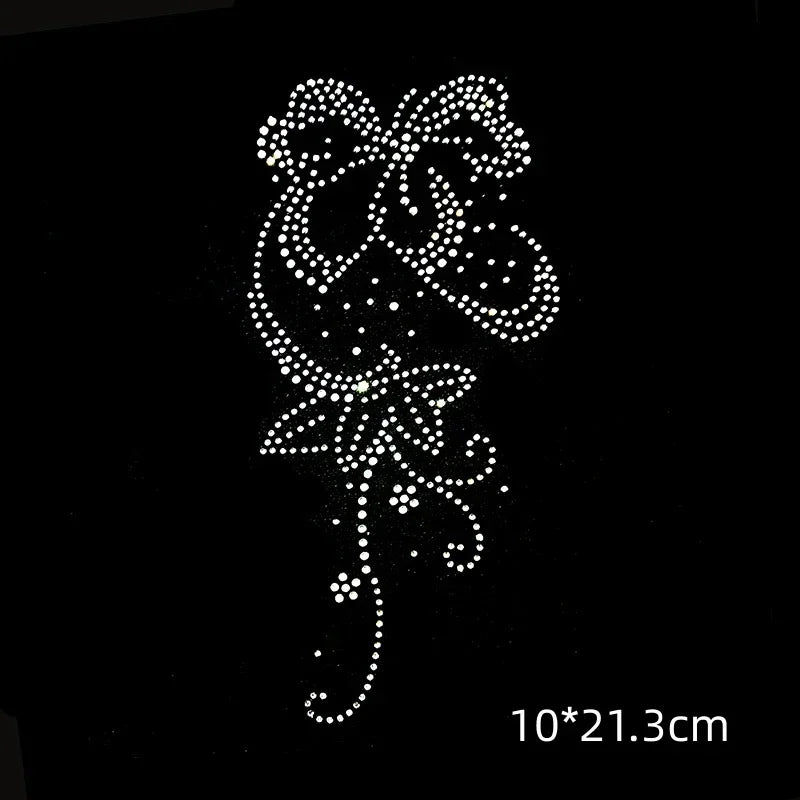 Patch Farfalle 3D Glitter – Applicazioni Termoadesive per Vestiti