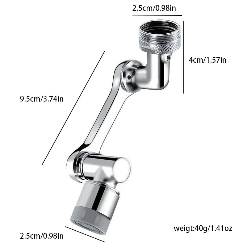 Prolunga Rubinetto Rotante 1080° – Testa Universale per Cucina e Bagno