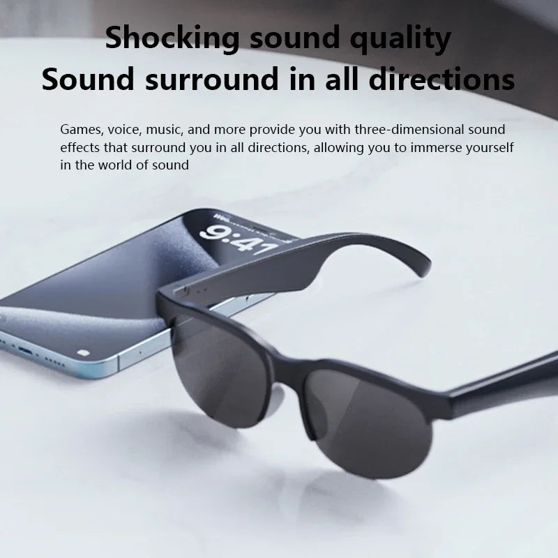 Occhiali Intelligenti Lenovo 2026 con Traduzione AI Bluetooth Registrazione Conversazioni Musica Uomo Donna