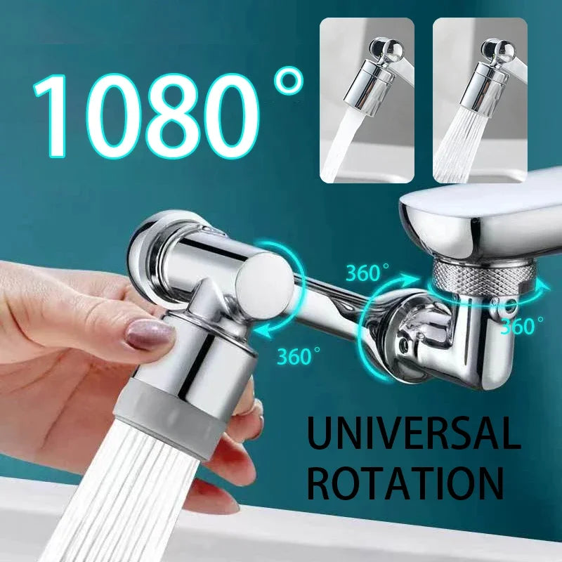 Prolunga Rubinetto Rotante 1080° – Testa Universale per Cucina e Bagno