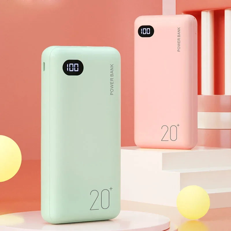 Power Bank 20000mAh con Display LED e Doppia Porta USB-C