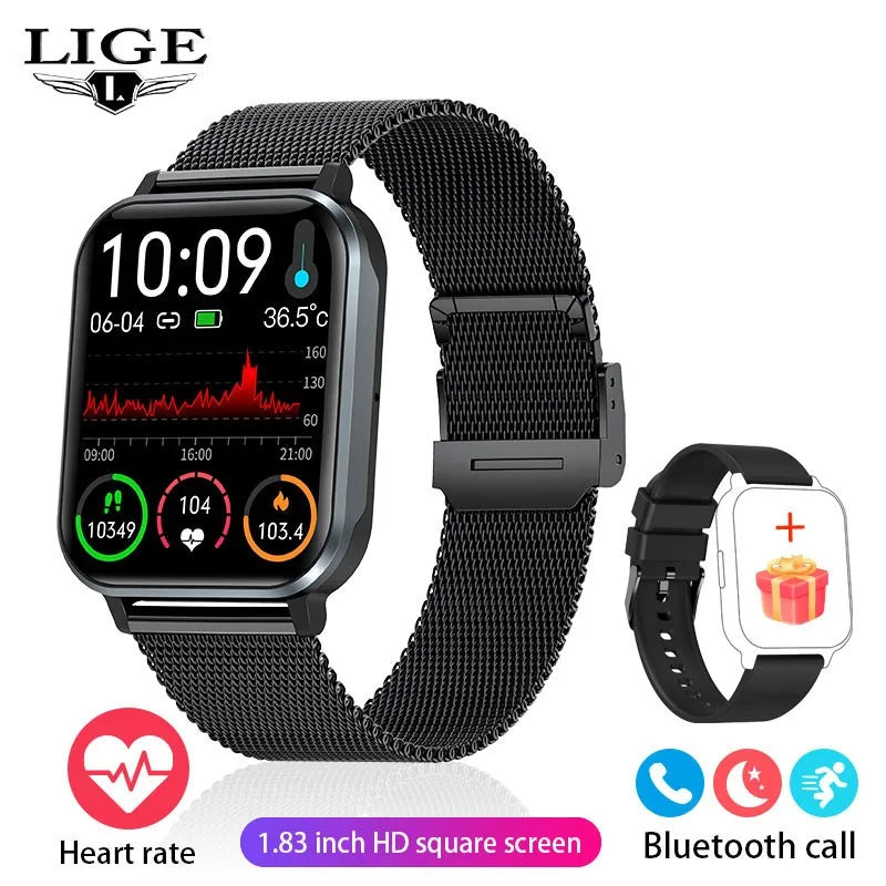 LIGE Smartwatch Donna I68 - Impermeabile, Bluetooth, Fitness Tracker