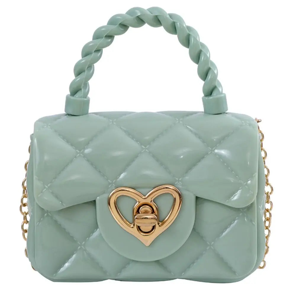 Borsa a Tracolla per Bambine – Mini Bag Cuore in PU