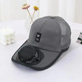Cappello Estivo con Ventola e Pannello Solare USB